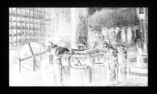 古玩插图雕刻制造行业:钉子生产图片下载