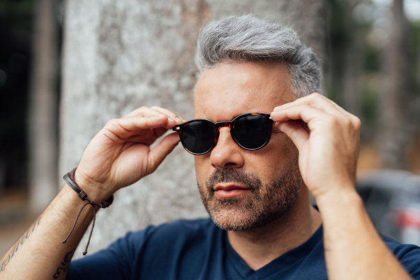 男子戴墨镜图片下载