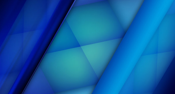 抽象几何蓝色渐变背景。图片下载