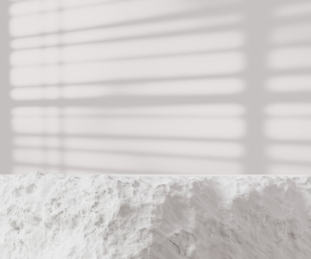 石白平台产品展示模板。对象显示演示3d渲染模型。图片下载