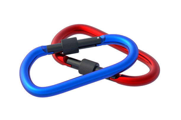 两个卡宾枪孤立在白色背景上。三维渲染图片下载