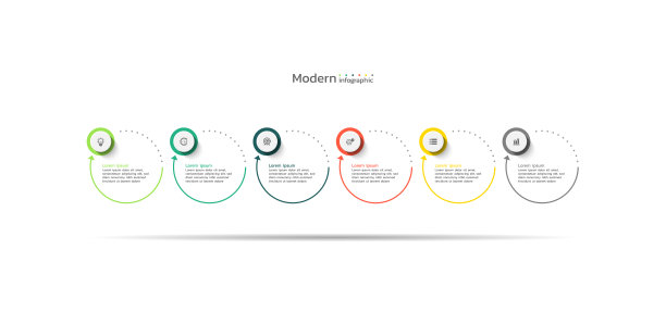 演示业务信息图表设计模板图片下载