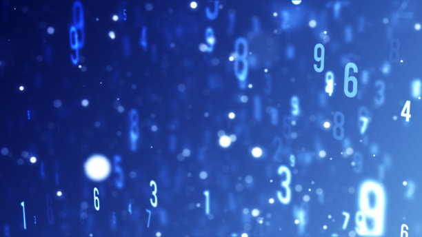 混合数字梯度数字背景图片下载