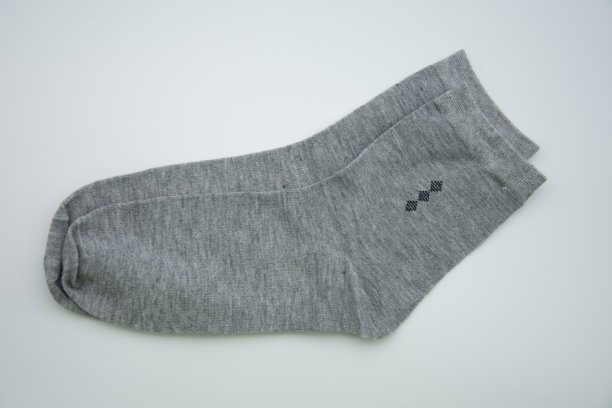 一双灰色男袜，39-42码图片下载