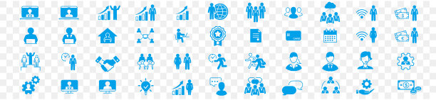 企业忠诚度图标矢量标志图片下载