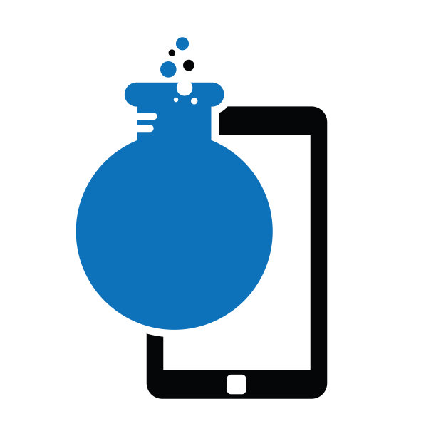 移动实验室标志模板设计。图片下载