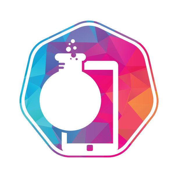 移动实验室标志模板设计。图片下载