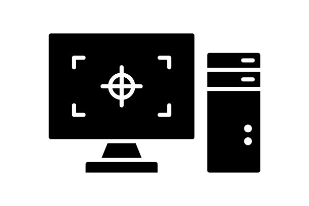 打印软件黑线和填充矢量图标图片下载