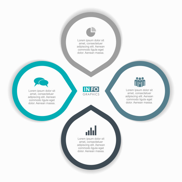 信息图表设计模板与地方为您的数据。矢量插图。图片下载