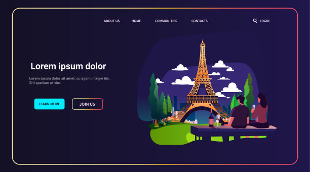 情侣们在度假旅游的过程中，在著名的地标附近畅饮美酒，放松身心图片下载