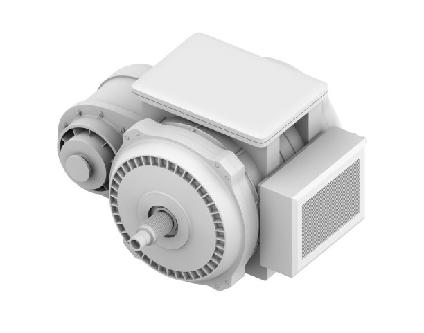 单电动汽车电机等距粘土绘制图片下载