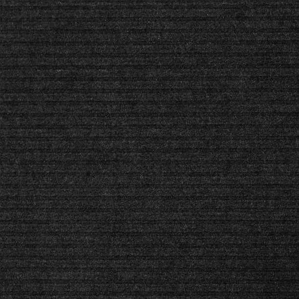 黑色纺织品背景。织物结构可用作背景。门垫平铺。图片下载