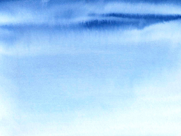 抽象创意蓝色水彩背景。海景。海底海洋，水下景观。用于设计、插图、壁纸、卡片的手绘插图液图片下载