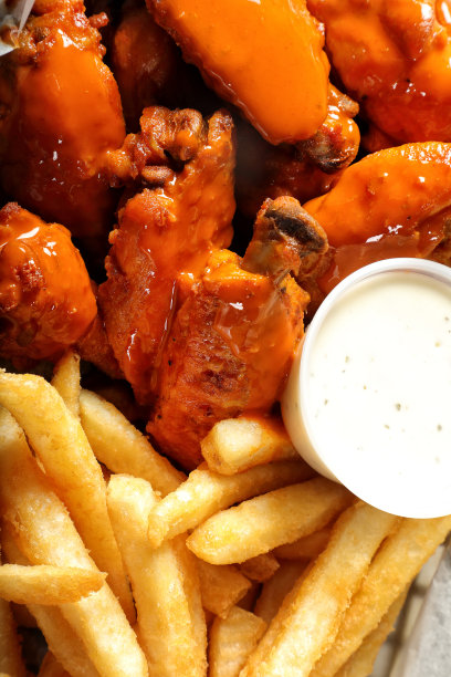 炸鸡翅盘图片下载