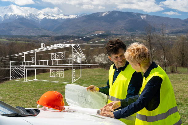 两个工程师在想象未来的家图片下载