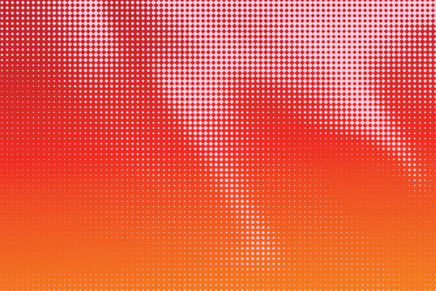 彩色的半色调图案抽象背景与流动的颜色图片下载