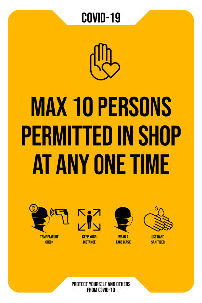 墙壁，窗户或地板贴花。COVID-19流感大爆发的危险，流感毒株病例作为大流行概念横幅平面风格插图素材插图图片下载