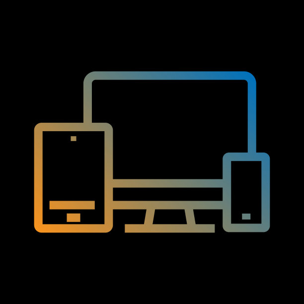 设备线图标，轮廓向量符号图片下载