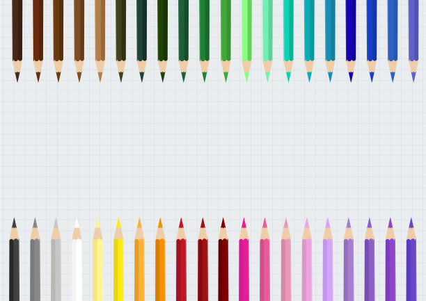 学校的彩色铅笔。油漆。画画。颜色图片下载