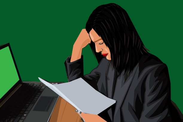 担心自由职业者使用笔记本电脑和互联网。图片下载