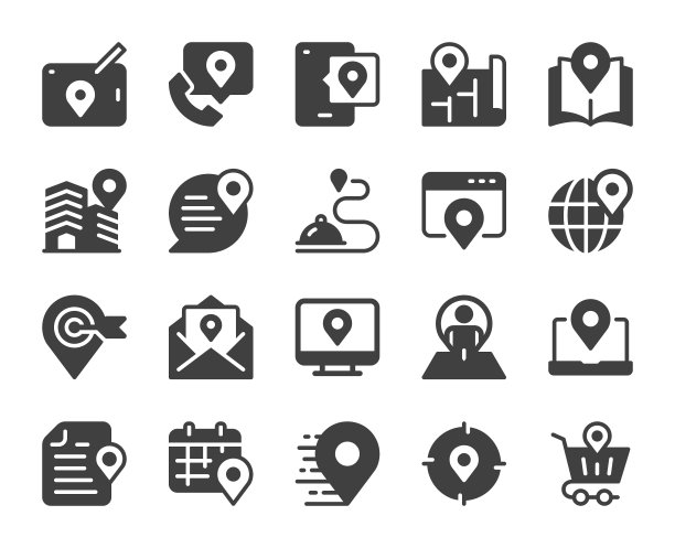 全球定位概念-图标图片下载