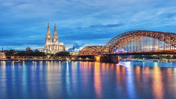 科隆的夜晚图片下载