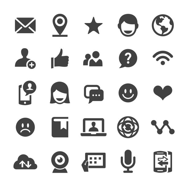 社交沟通图标-智能系列图片下载