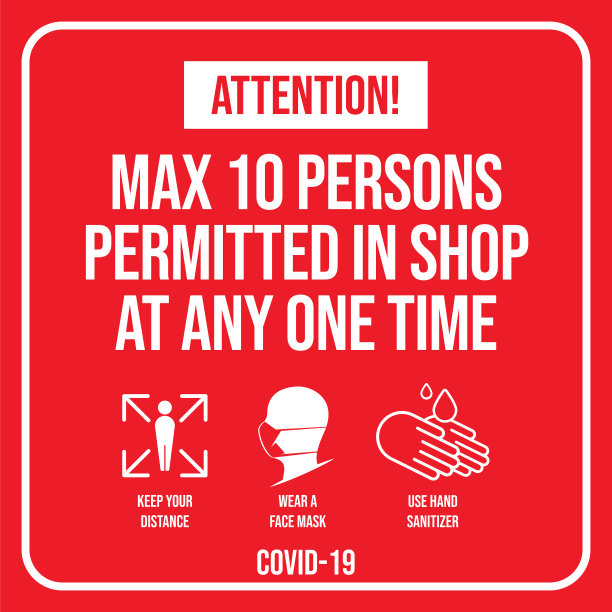 墙壁，窗户或地板贴花。COVID-19流感大爆发的危险，流感毒株病例作为大流行概念横幅平面风格插图素材插图图片下载