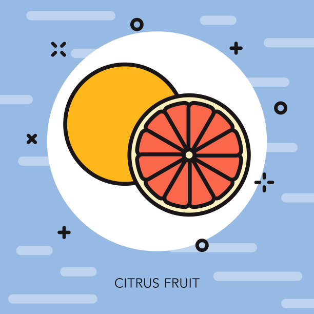 葡萄柚调酒图标图片下载