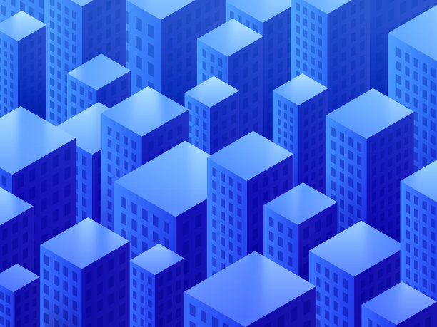 市中心的摩天大楼背景图片下载