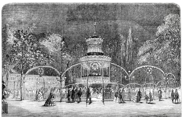 伦敦，Cremorne花园，中国平台图片下载