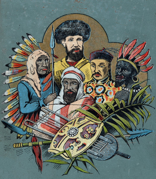 五个不同种族的人图片下载