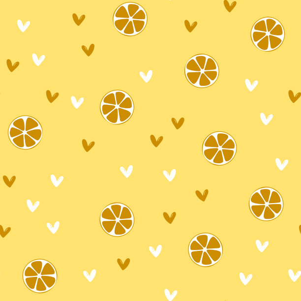 夏季插画用橙子和柠檬。接缝图案与彩色水果的背景。食品的概念。模板设计的邀请，海报，卡片，织物，纺织品图片下载