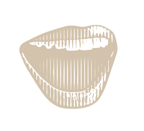 女人的嘴笑着，笑着，唱着图片下载