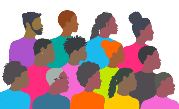 不同的黑人群体图片下载