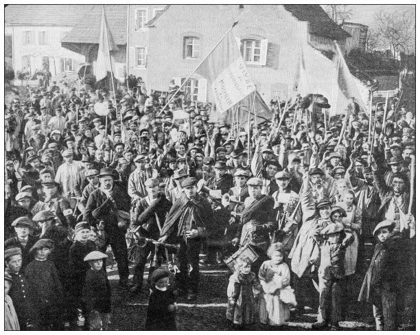 古董照片:French Strike, Doubs图片下载