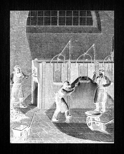 古玩插图雕刻制造行业:电炉图片下载