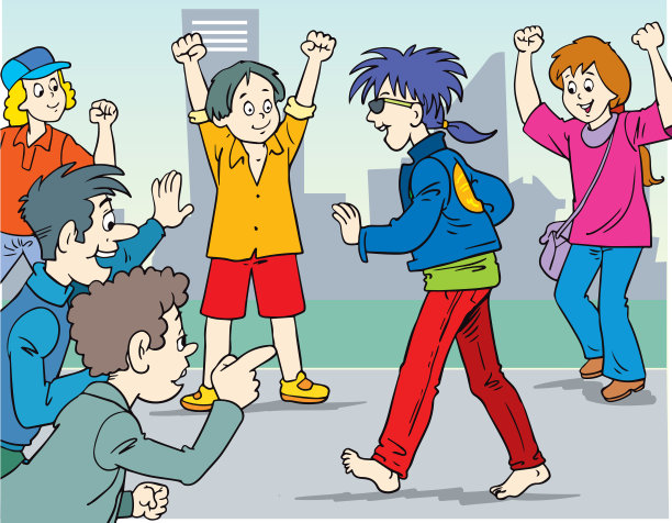 一群足球迷为自己球队的成功而欢呼。图片下载