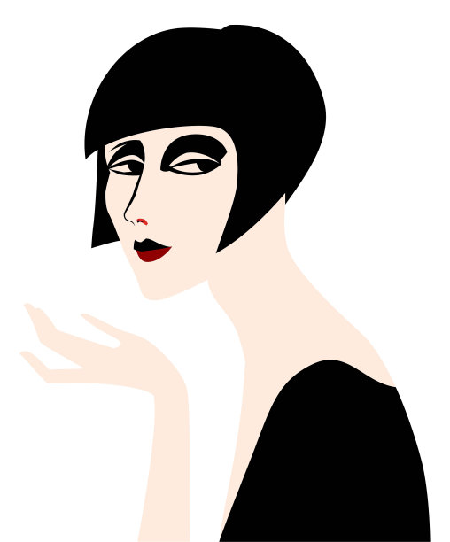 时尚女孩的脸图片下载