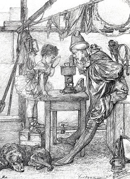 马戏表演时的午休时间图片下载