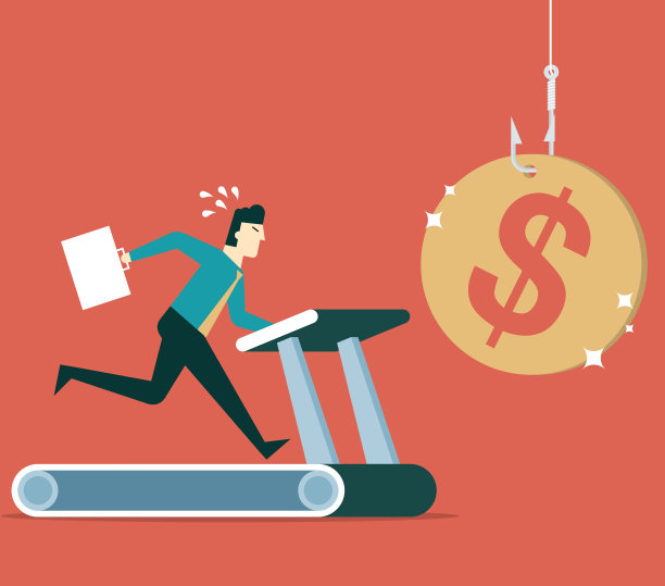 商人追逐金币图片下载