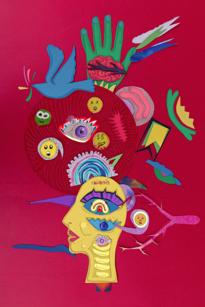 超现实主义的头图片下载