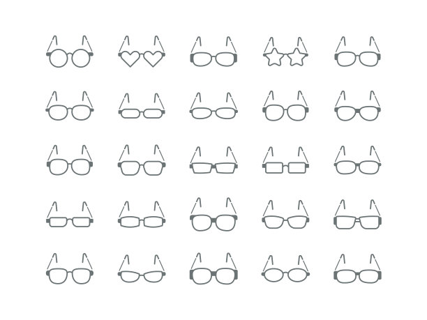 眼镜图标图片下载