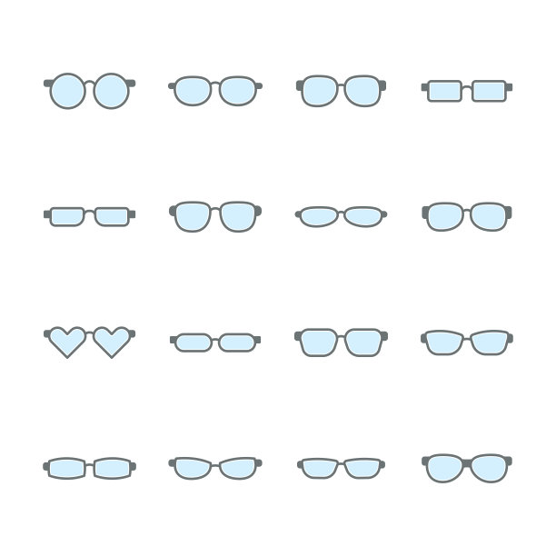 眼镜图标图片下载