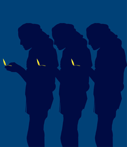 女孩庆祝节日，图片下载