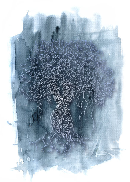 靛蓝女神图片下载