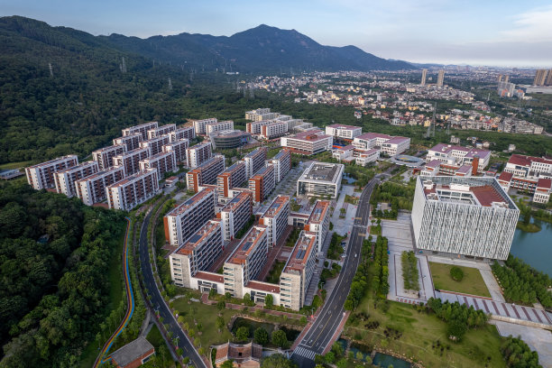 现代都市建筑的鸟瞰图图片下载