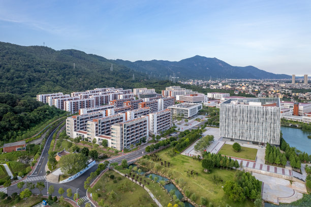 现代都市建筑的鸟瞰图图片下载