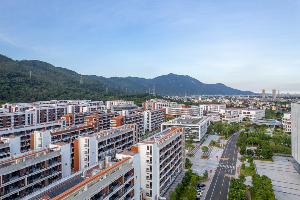 现代都市建筑的鸟瞰图图片下载