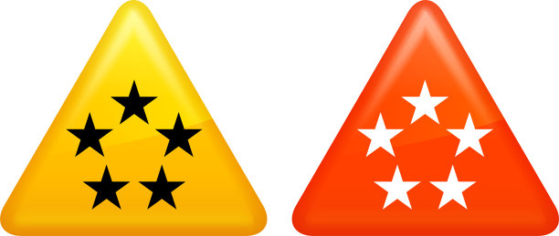 五星评价图标图片下载